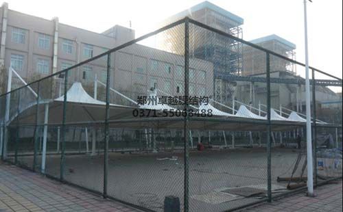 新鄉(xiāng)市寶山電廠膜結(jié)構車棚