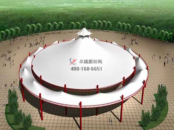 煙臺(tái)<font color='red'>張拉膜結(jié)構(gòu)</font>景觀設(shè)計(jì)施工【案例圖片】
