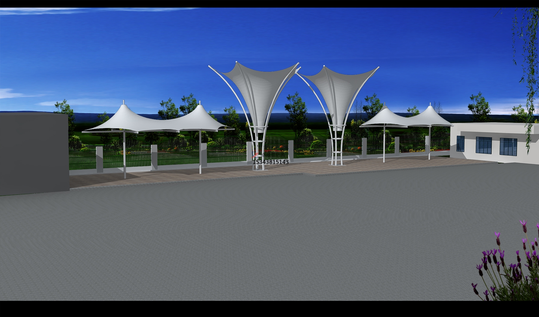 平順膜結構景觀【張拉膜景觀】承包安裝價格