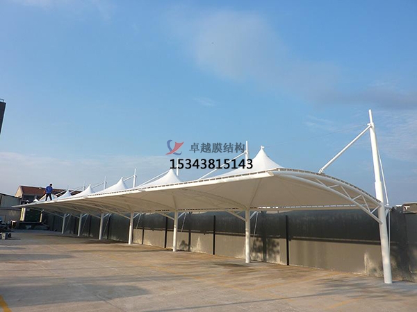懷集膜結(jié)構(gòu)【充電站雨棚】停車(chē)棚設(shè)計(jì)安裝