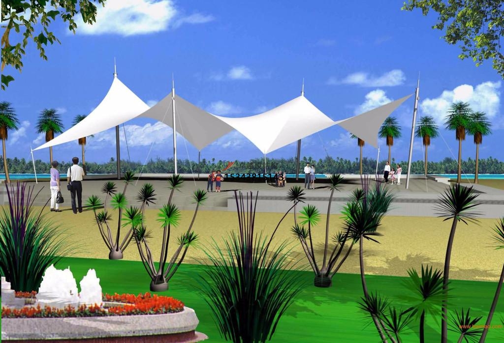 香格里拉膜結構景觀【張拉膜景觀】承包安裝價格