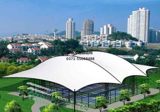 新密市張拉膜結(jié)構(gòu)設(shè)計(jì)施工案例
