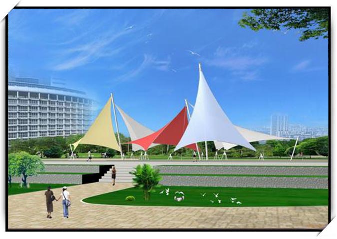 鄭州市張拉膜結(jié)構(gòu)設(shè)計(jì)施工案例