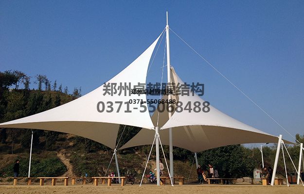 咸陽市張拉膜景觀【咸陽古渡公園等】設(shè)計(jì)施工案例