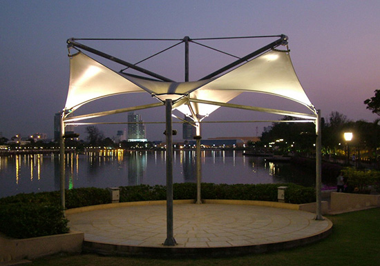 美觀靈活的膜結(jié)構(gòu)—膜結(jié)構(gòu)雨棚